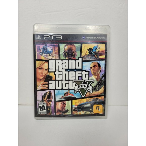 PS3 Grand Theft Auto V GTA 5 Disc and booklet Playstation 3 Rockstar games - Picture 1 of 5